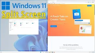 Как использовать разделенный экран в Windows 11