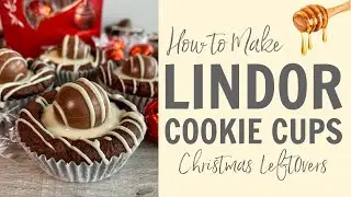 How to make Lindor Cookie cups! Recipe #Shorts