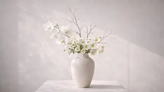 Minimalist Floral Arrangement Screensaver 
