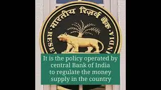 Monetary Policy | Reserve Bank of India  Money supply | GDP