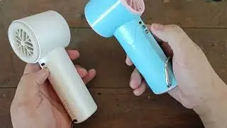 Mở hộp quạt kèm đèn pin 