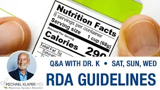 RDA Guidelines - Making Sense Of The Recommended Daily Allowance