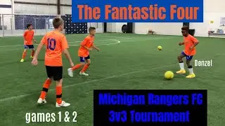 3v3 Indoor Soccer Tournament Highlights | The Fantastic Four | Denzel Morin 11 years old