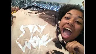 DIY BLEACH SHIRT AND DESIGN!