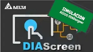 DIAScreen DOP100 DIADesigner simulacion DOP-100 y AS200