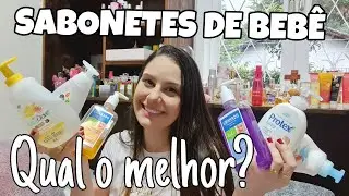 SABONETE LIQUIDO PARA BEBE. QUAL O MELHOR?