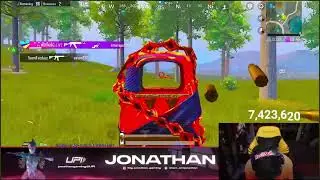 Jonathan ka DEADLY CLUTCH 😱 | 1v4 INSANE Live Stream Highlight | BGMI