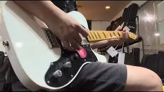 Squier FSR Classic Vibe 70s Telecaster Thinline Electric Guitar, Olympic White