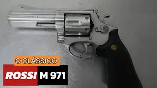 O cl&aacute;ssico rev&oacute;lver Rossi m 971 no calibre 38