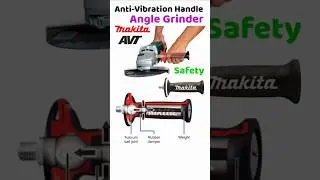 Makita Anti-Vibration Handle Angle Grinder Drill AVT Anti Vibration Technology