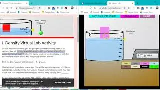 Density Virtual Lab Activity - PBS Learning Media