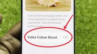 Video Colour Boost in OnePlus Mobile