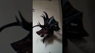 its my 4th time trying to post here pls be kind  #dragon #dragonpuppets #dragonpuppeter #papercraft