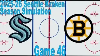 2025-26 Seattle Kraken Simulation: Game 46 - Seattle Kraken vs. Boston Bruins