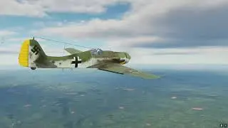 DCS World, FW190-A9 Dora, First Combat Online Sortie. Feuervogel Vs Hawker.