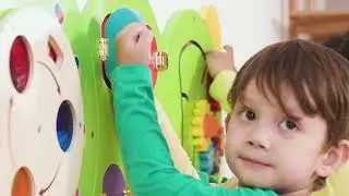 Viga Wooden Activity Wall Panel Toy Mega Caterpillar Design Sensory Busy Board &ndash; 1870mm