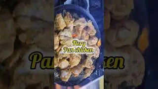 Fiery Chicken in Pan 🔥 | Spicy Chicken Lovers Must Try #shorts #youtubeshorts #trending