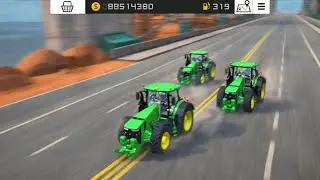Проверьте неограниченную скорость трактора John Deere в FS18! Доставка квадратных тюков сена в FS...