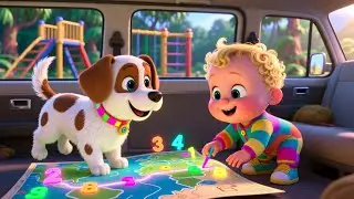 Puppy&rsquo;s Van Adventure | Fun Nursery Rhyme Song for Kids