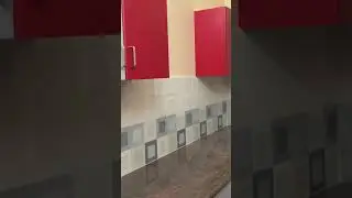 Parallel Modular kitchen Red & Royal Grey