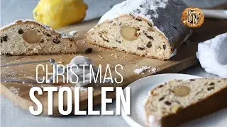 Marzipan Christmas Stollen