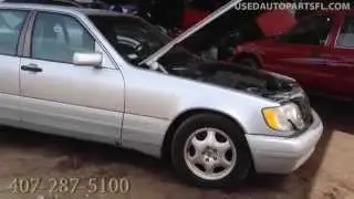 99 Mercedes S500 5.0 Engine Transmission Used Auto Parts Orlando Junkyard @ ABC Auto Junker