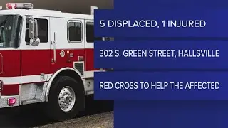 East Texas apartment fire leaves 1 person injured, 5 without home