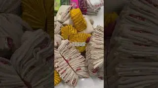 designer sarees for a perfect party's! rangoli silk sarees with scallop edging and real mirrors