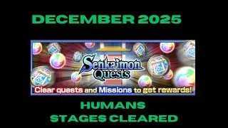 December 2025 Humans Senkaimon Stages Cleared | Bleach Brave Souls PS5 Gameplay