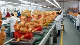 Inside India’s Bhagwan Idol Factory: From Mud Clay & Molds to Finished Sacred Idol (Full Process)