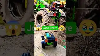 Epic John Deere Tractor Stunt! 💥🚜 #Shorts #shortsfeed #stunt