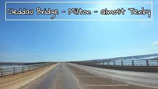 A drive with us production 03/09/23  Cleddau Bridge - Milton - outskirts Tenby Wales countryside UK