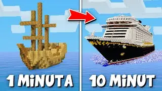10 LOSOWYCH WIDZ&Oacute;W ulepszyło STATEK w MINECRAFT!