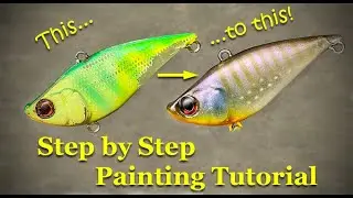 Step by Step Lure Painting - Ghost Gill Pattern