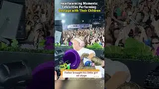 Heartwarming Moments: Celebrities Performing Onstage with Their Children