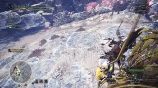 DaneContessaFTW and Blackshield encounter Dirty Deviljho in Monster Hunter World: Iceborne