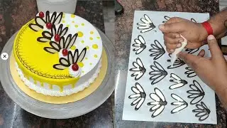 How To Make Counter Cake Decoration Idea | Yummy And Easy Cake Design 