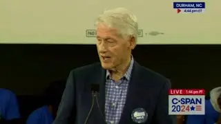 Bill Clinton Makes Fun Of Donald Trump Dancing At His Town Hall
