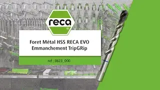 Foret HSS RECA EVO - Emmanchement TriGrip - 0623