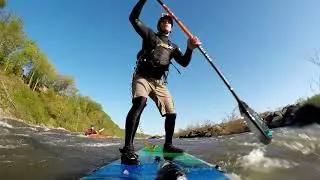 Whitewater SUP Little Falls Potomac River 4.65ft