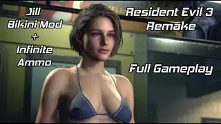 Resident Evil 3 HD Remake || MODS Jill Bikini || LIVE || Full Gameplay
