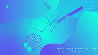Blue Shades Abstract Shapes Geometric Background || Free footage