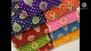 wholesale Bandhani dress material Jetpur online