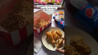 This is KFC All in One Bucket is HERE!!!! KFC Newly Launched Menu Review🔥🔥🔥🔥