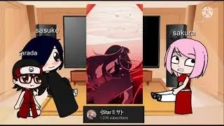 uchiha family react to sarada real mom [ Part-2 ] ~{sasuke x y/n}~ y/n as baal