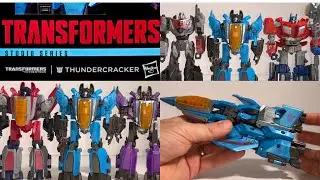 Transformers studio series gamer Thundercracker review. SS war for cybertron MTMTE seeker figure 