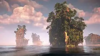 Ruins in the Bay [ Wind & Sea Ambience ] Forbidden West
