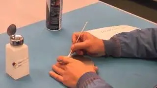 EIT Optics Cleaning Using IPA and Cotton Swabs