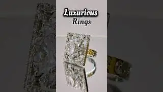 Luxurious Silver Rings#rings #trendingreels #ringscollection #fashionstyle