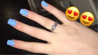 acrylic nail vlog :)